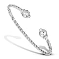 STERLING SILVER CLASSIC TWISTED CABLE CUFF