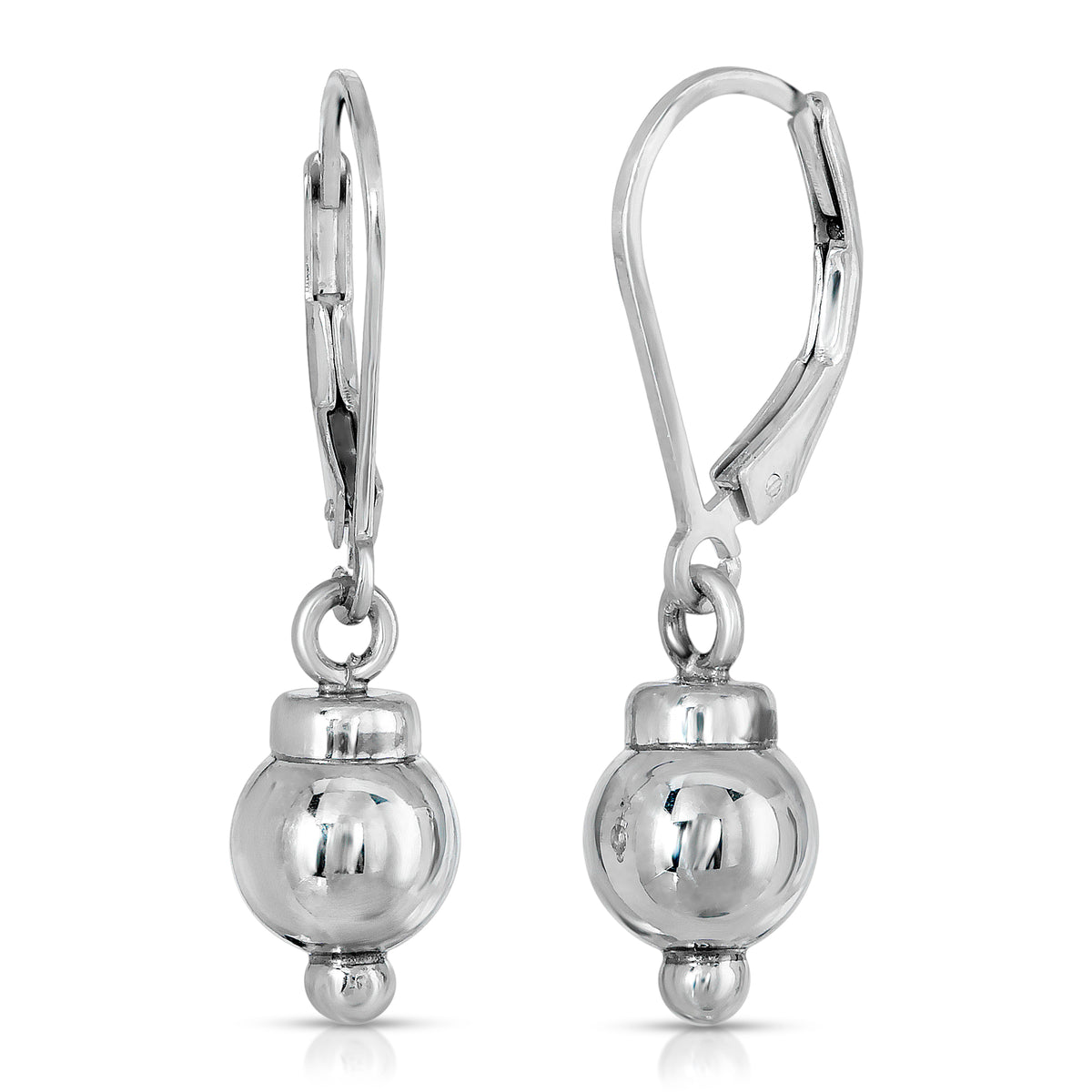 ALLSTERLING SILVER DROP EARRING
